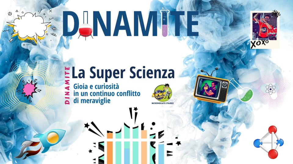 Il nuovo canale su YouTube “Dinamite e la Super Scienza” ogni lunedì dal 3 Aprile!!